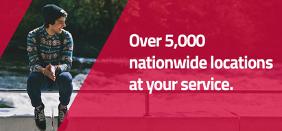 Over 5,000 nationwide locations at your service