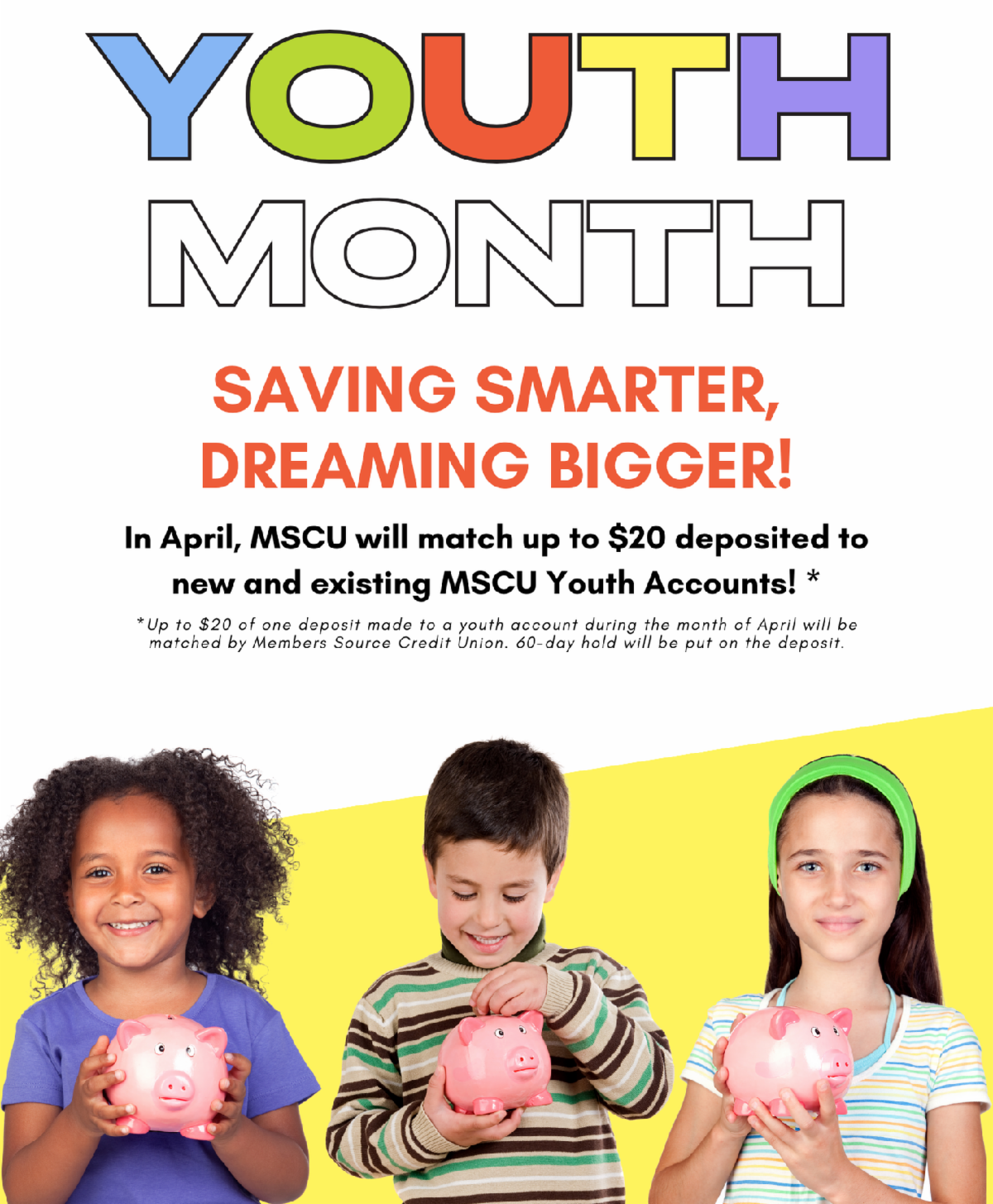 April is Credit Union Youth Month!