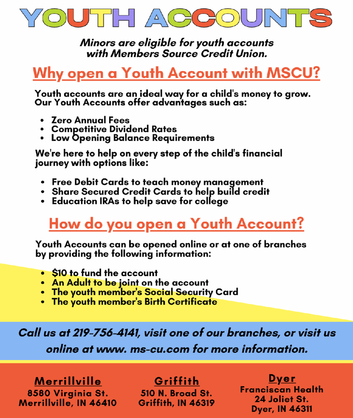 April is Credit Union Youth Month!